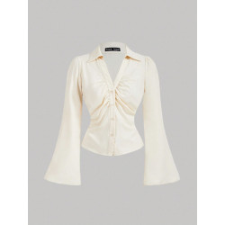 Blouse à encolure en V