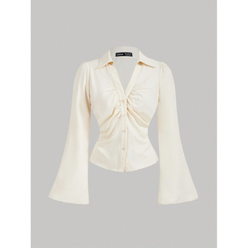 Blouse à encolure en V