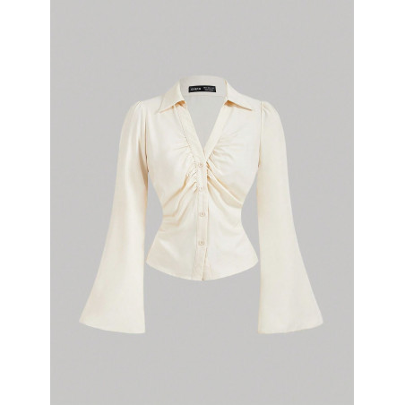 Blouse à encolure en V