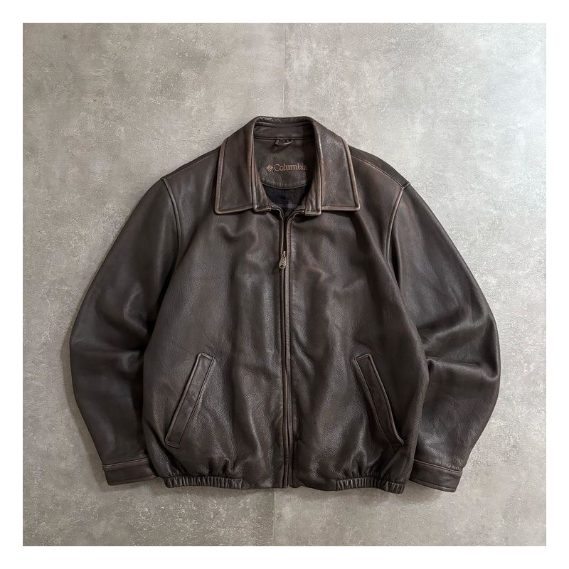 Bomber en cuir