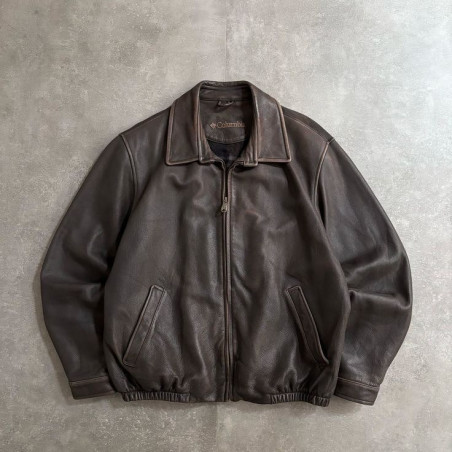 Bomber en cuir
